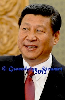 XI JINPING PHOTOGRAPHED BY GWENDOLYN STEWART
c. 2013; All Rights Reserved